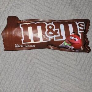 M&M’s Candy Crew Socks 2 Pairs Novelty Packaging Mens Womens Gift